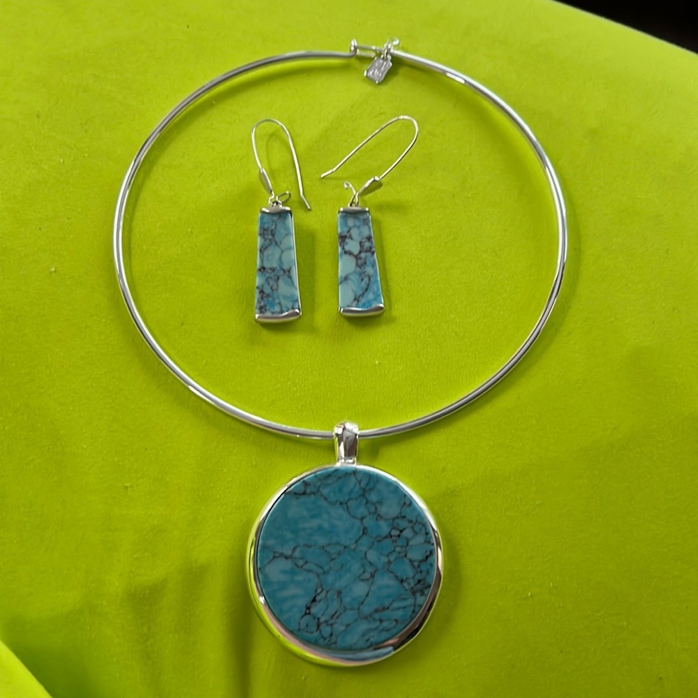 Robert Lee Miller necklace and earring set